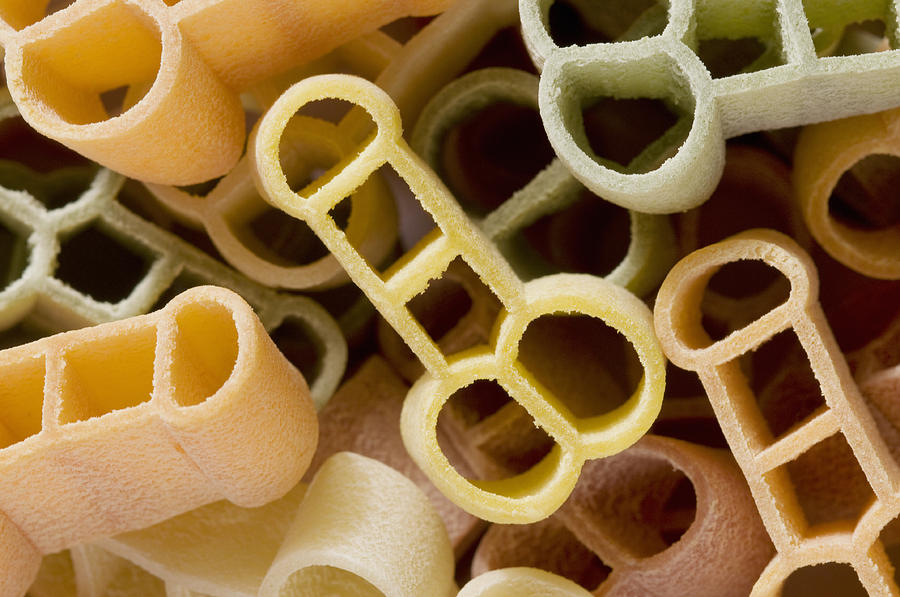 Penis shaped Italian pasta Photograph by David Burton