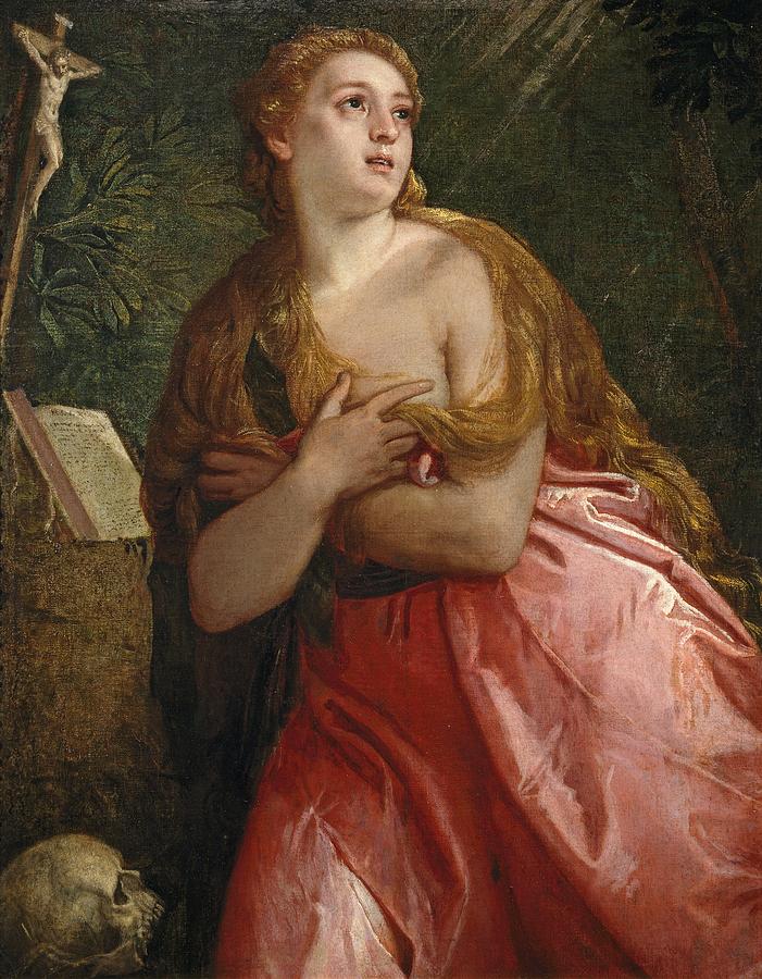 Penitent Mary Magdalene Painting by Paolo Veronese