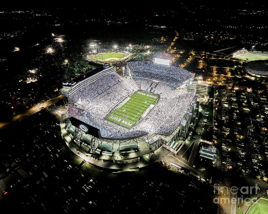 Penn State Whiteout Photograph by William Ames