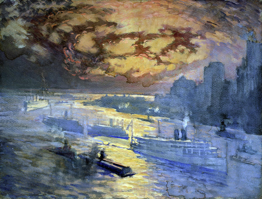 Pennell New York City, C1924 Painting by Granger