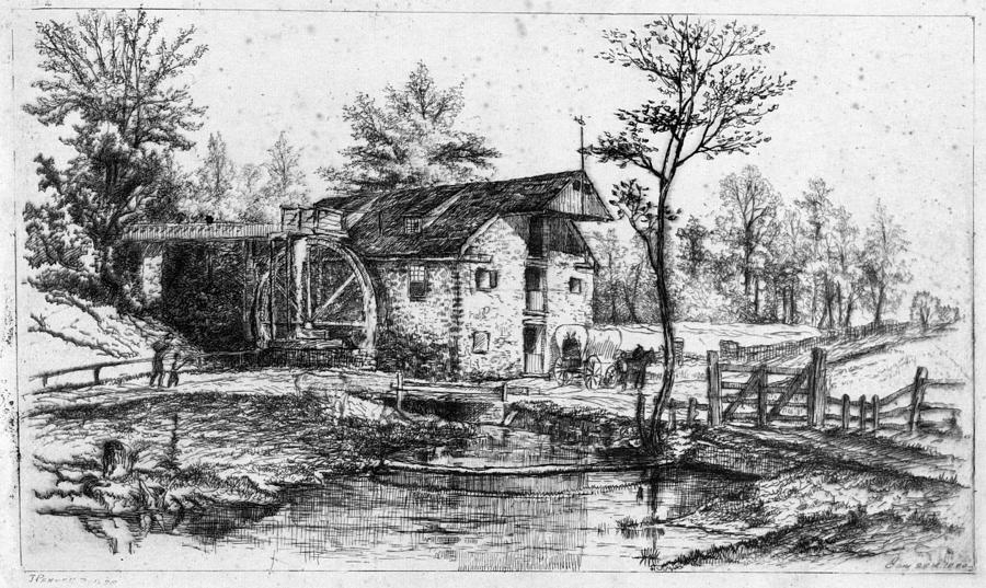 1880 Painting - Pennell Roberts Mill, 1880 by Granger