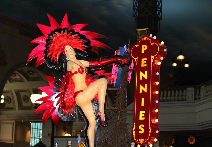 Pennies Sign In Vegas Photograph by Cynthia Guinn