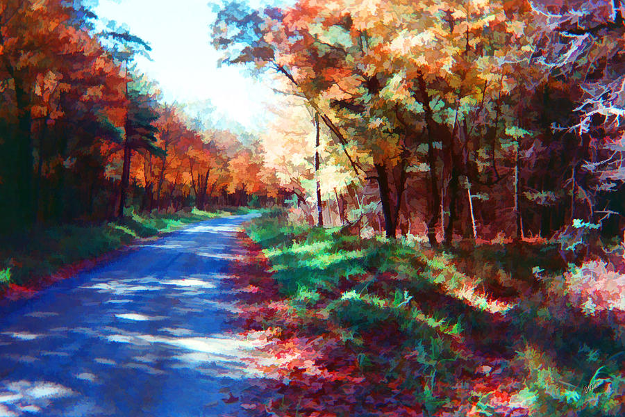 Pennsylvania Autumn 008 Painting by Dean Wittle