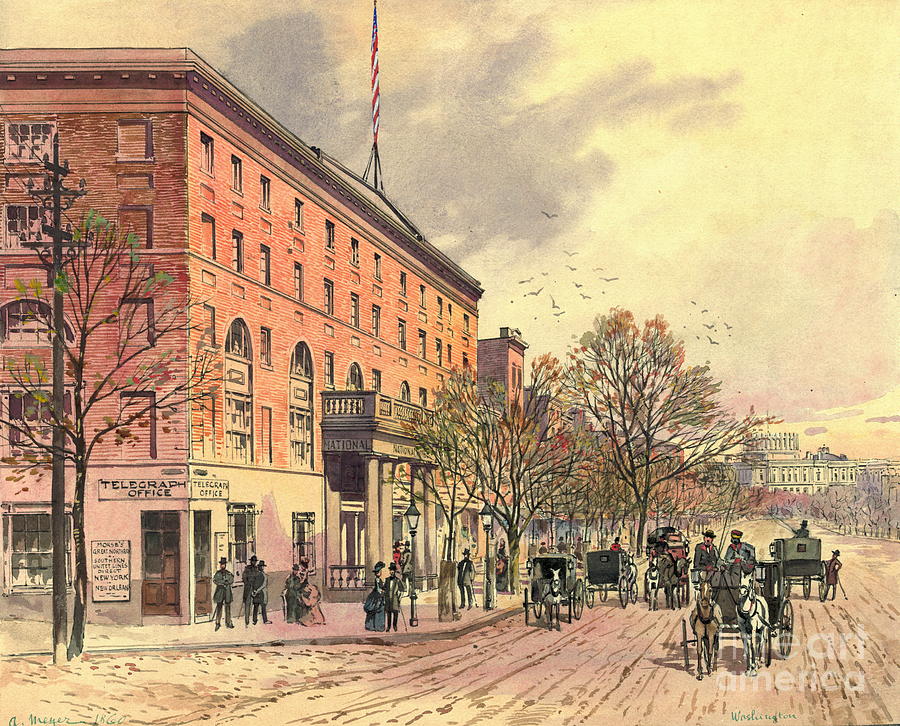 Pennsylvania Avenue and 6th Street 1860 Photograph by Padre Art