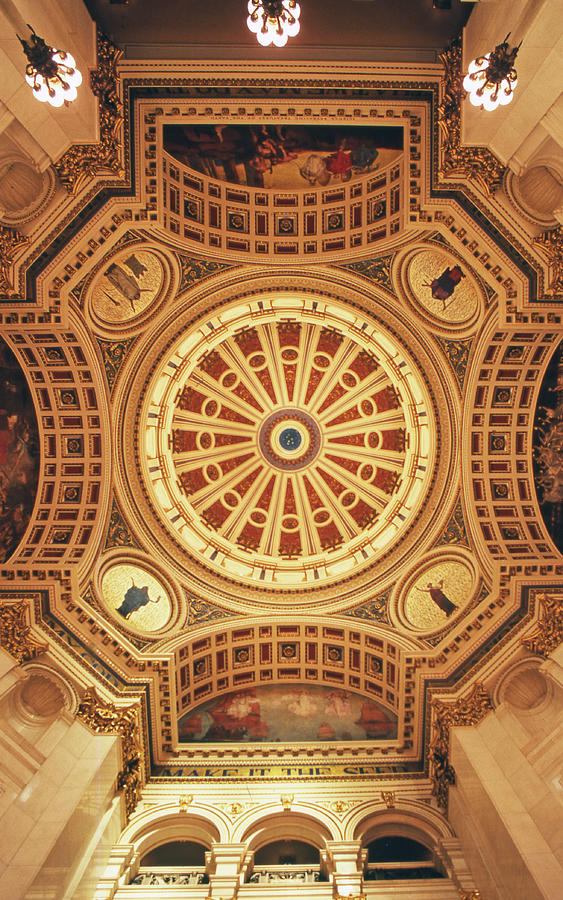 Pennsylvania Capitol Rotunda and Dome Photograph by Blair Seitz