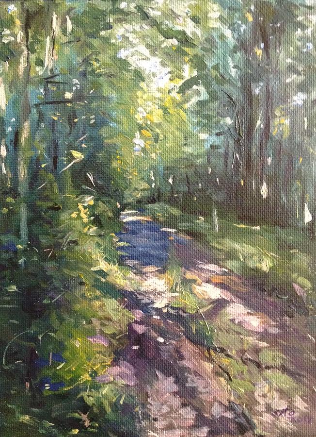 Pennsylvania Country Path Painting by Victor SOTO - Fine Art America