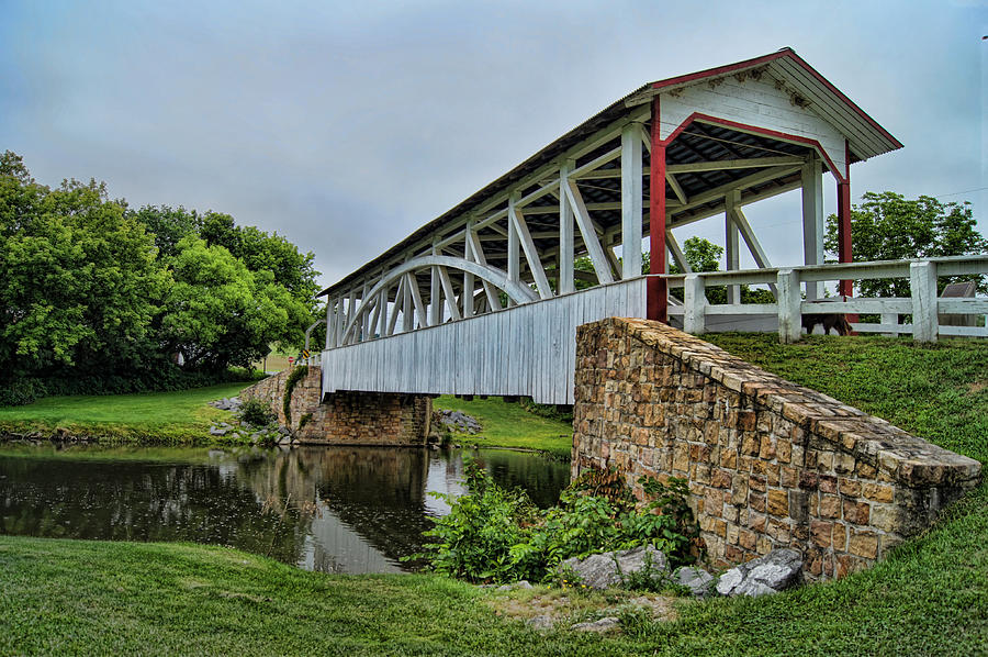 Pennsylvania Covered Bridge Photograph by Kathy Churchman