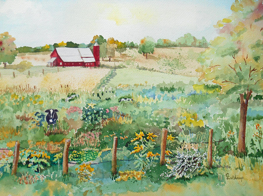 Pennsylvania Pasture Painting by Christine Lathrop