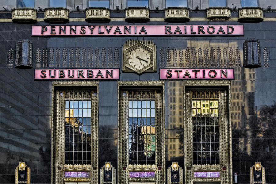 Pennsylvania Railroad Suburban Station Photograph by Susan Candelario