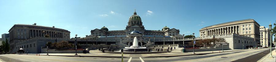 Pennsylvania State Capitol Panorama Digital Art by Georgia Clare
