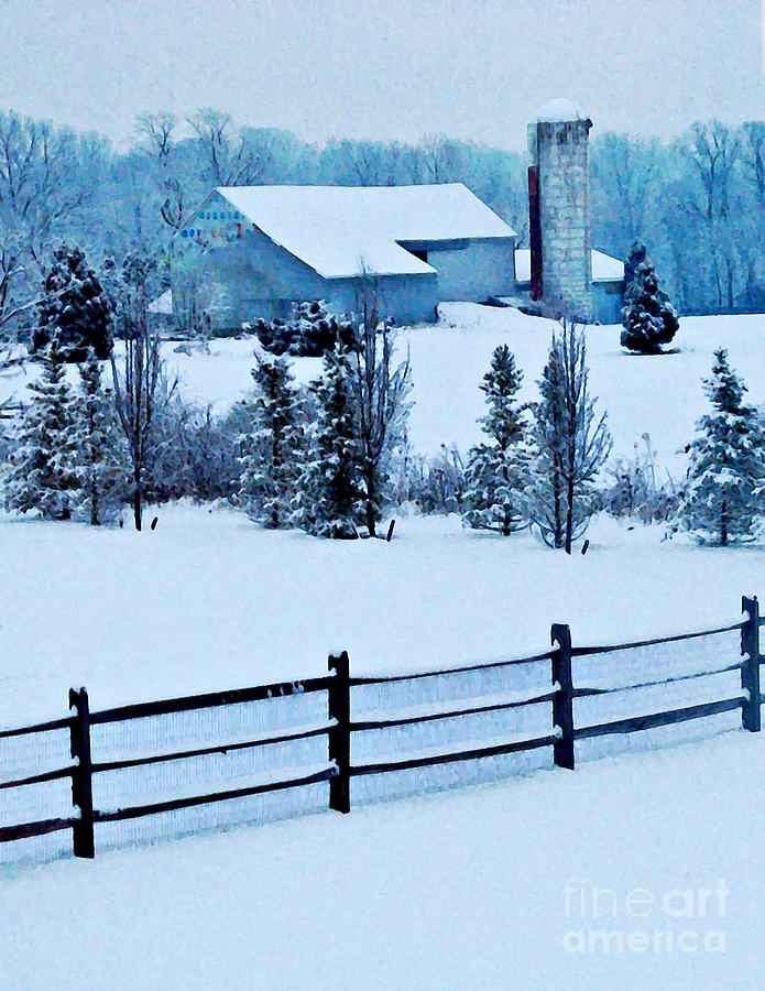 Winter Photograph - Pennsylvania Winter by Sarah Loft