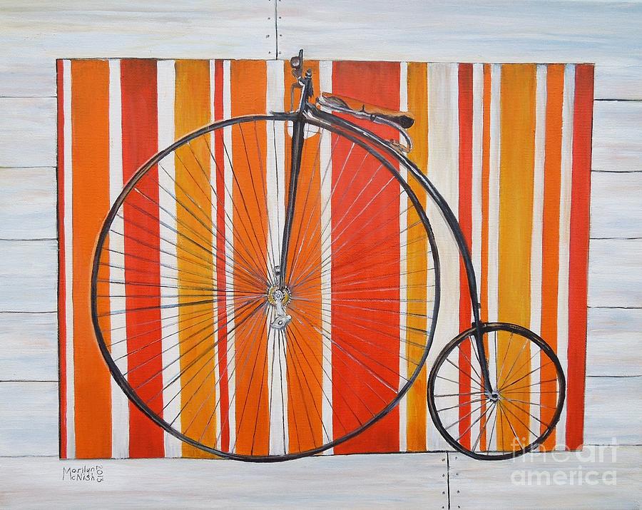 Penny-farthing Painting by Marilyn McNish