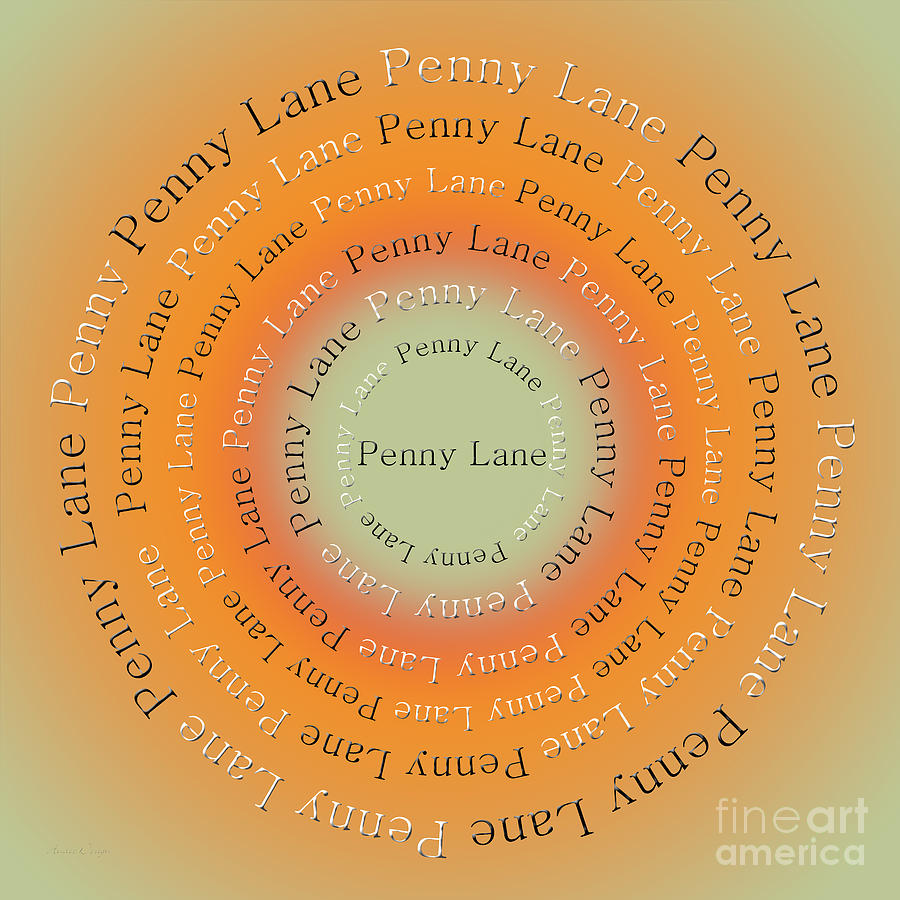 Penny Lane 1 Digital Art by Andee Design