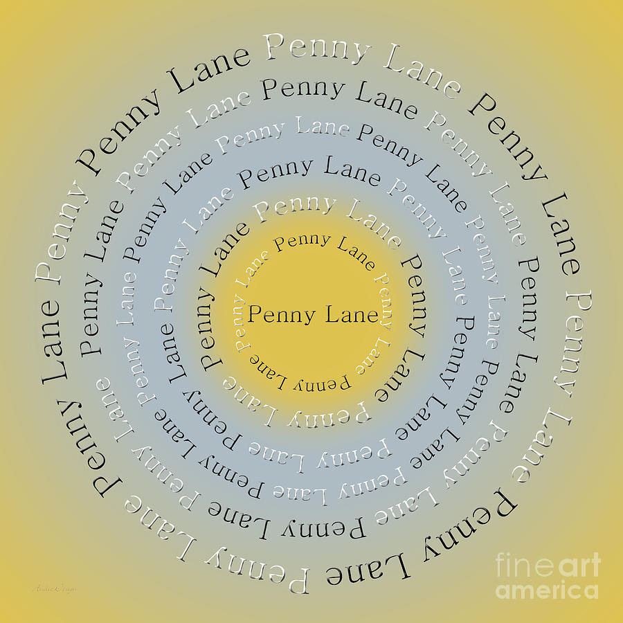 Penny Lane 2 Digital Art by Andee Design