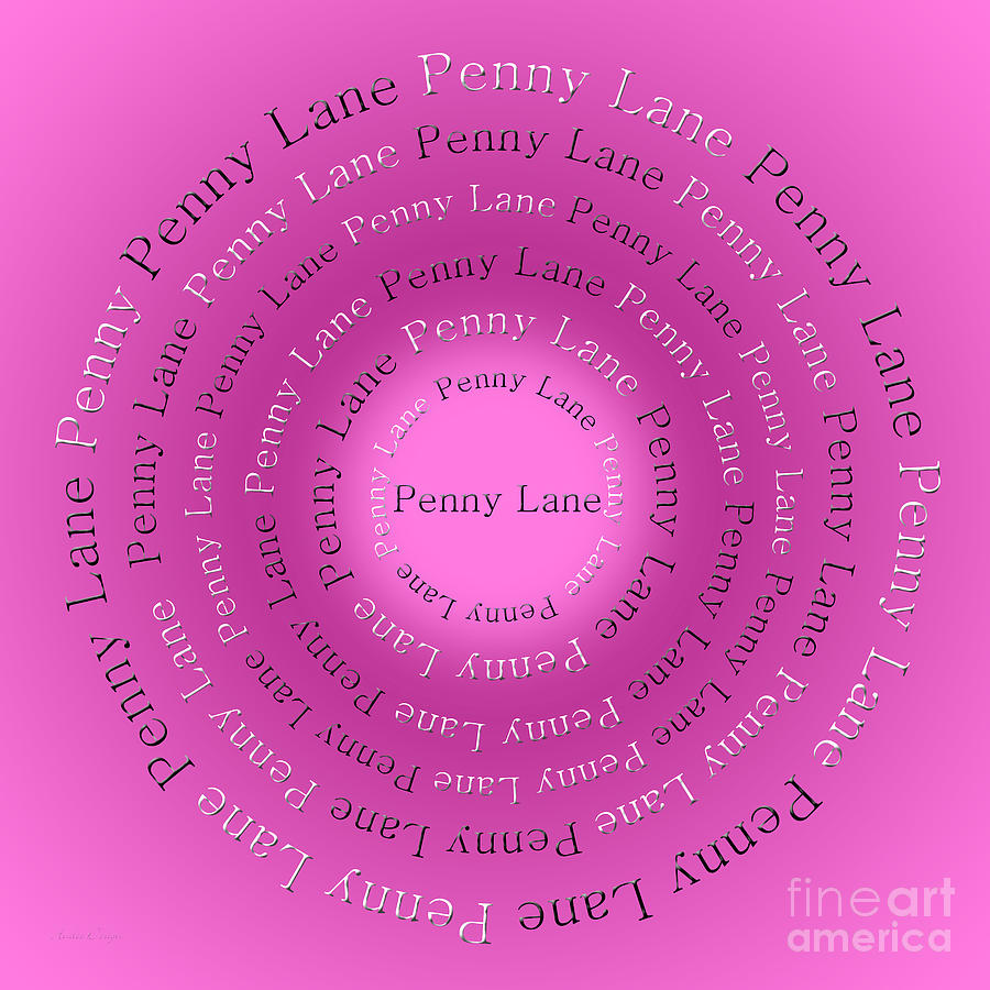 Penny Lane 3 Digital Art by Andee Design