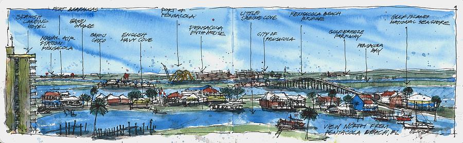 Pensacola Bay Mixed Media by Tim Oliver