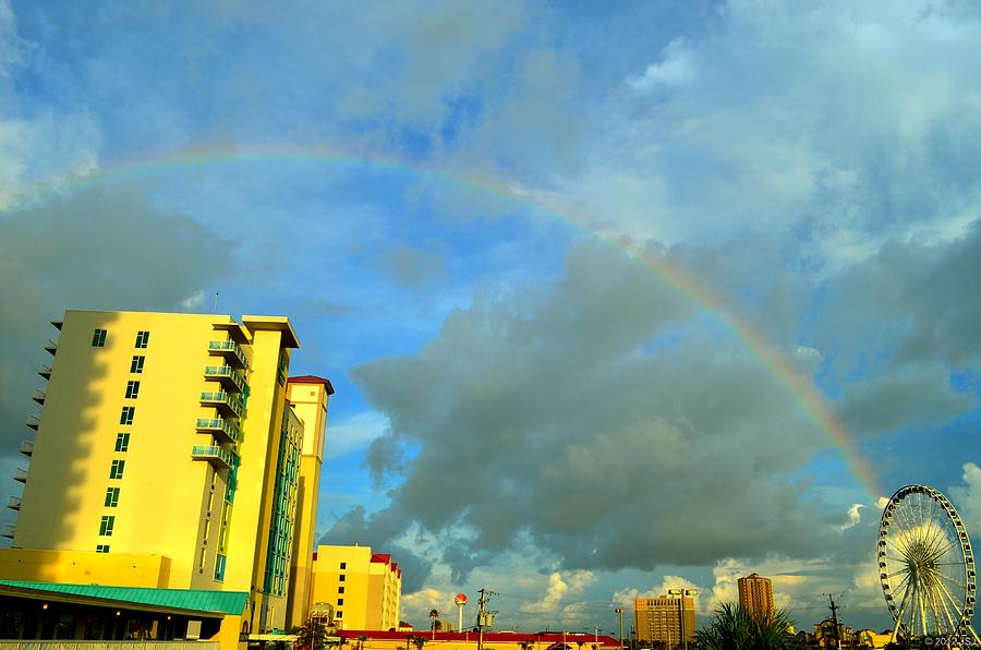 Pensacola Beach 360 Rainbow Photograph by Jeff at JSJ Photography