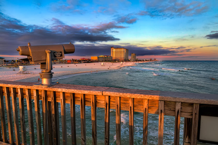 Pensacola Beach from the Pier Photograph by Tim Stanley