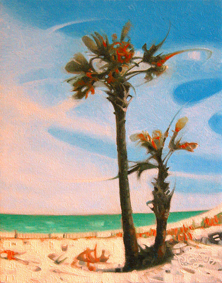 Pensacola Beach Painting by T S Carson