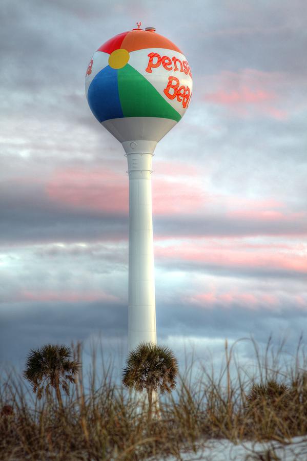 Pensacola Beach Water Tower Photograph by JC Findley