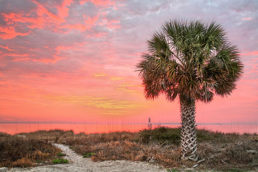 Beach Photograph - Pensacola Pink by JC Findley