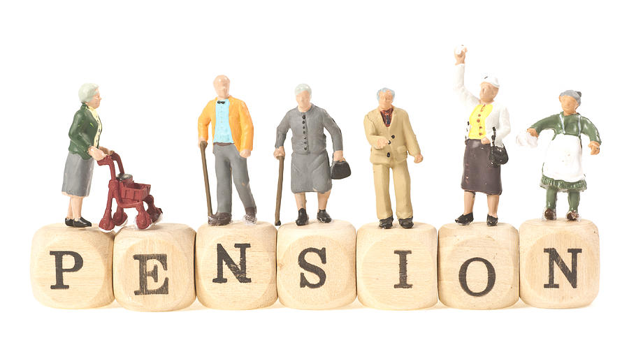 Pension Word With Pensioner Photograph by Wakila