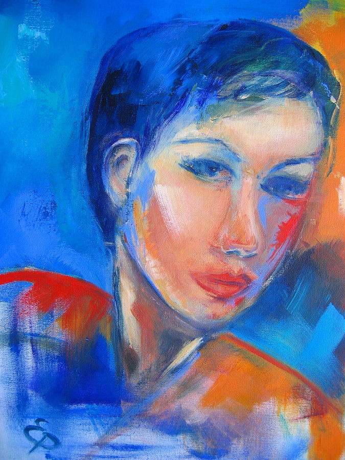 Pensive Painting by Elise Palmigiani