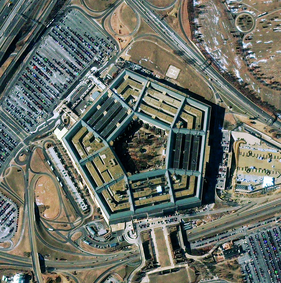 Pentagon Building Photograph by Geoeye/science Photo Library