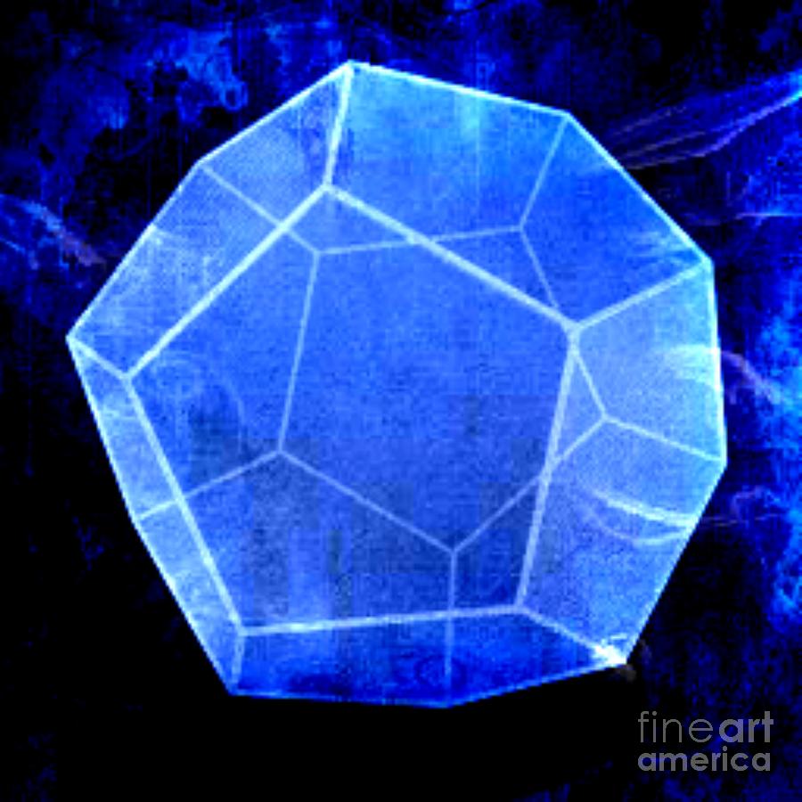 Pentagonal Dodecahedron Digital Art by Steven  Pipella