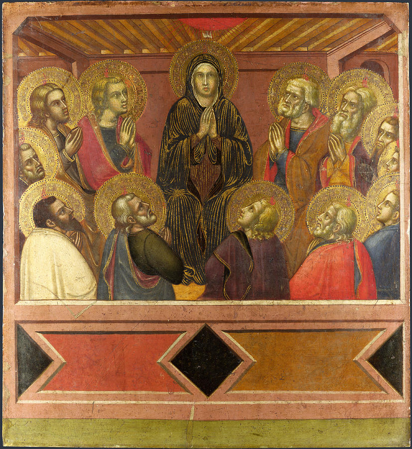 Pentecost Painting - Pentecost by Barnaba da Modena
