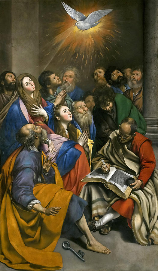 Pentecost Painting by Juan Bautista Maino