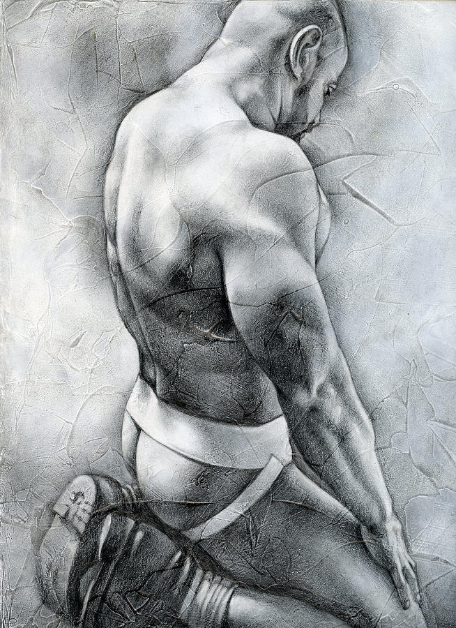 Nude Drawing - Penumbra by Chris Lopez