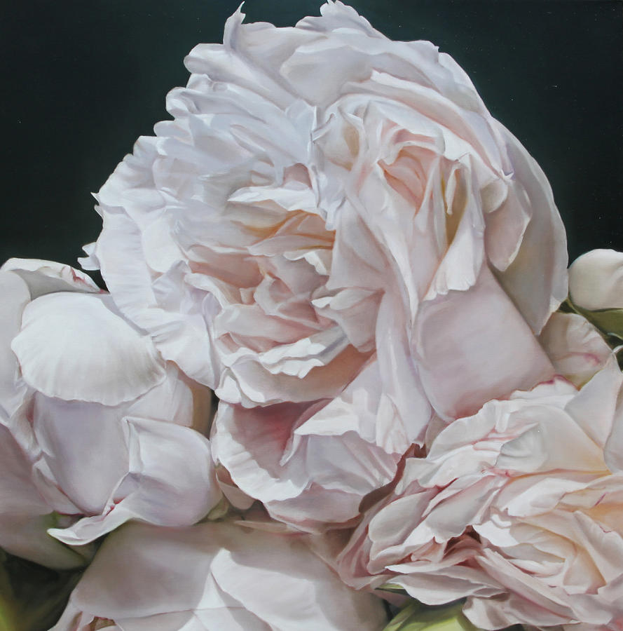 Peonies II Painting by Thomas Darnell
