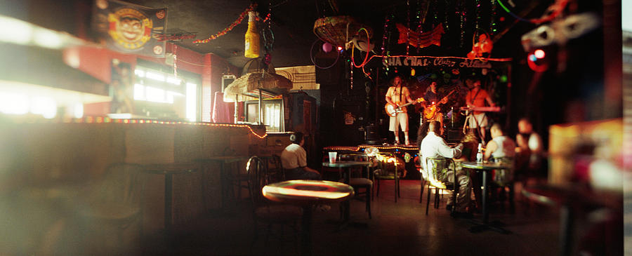 People In A Restaurant, Cha Cha Lounge Photograph by Panoramic Images