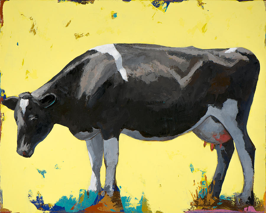 Cow Painting - People Like Cows #12 by David Palmer