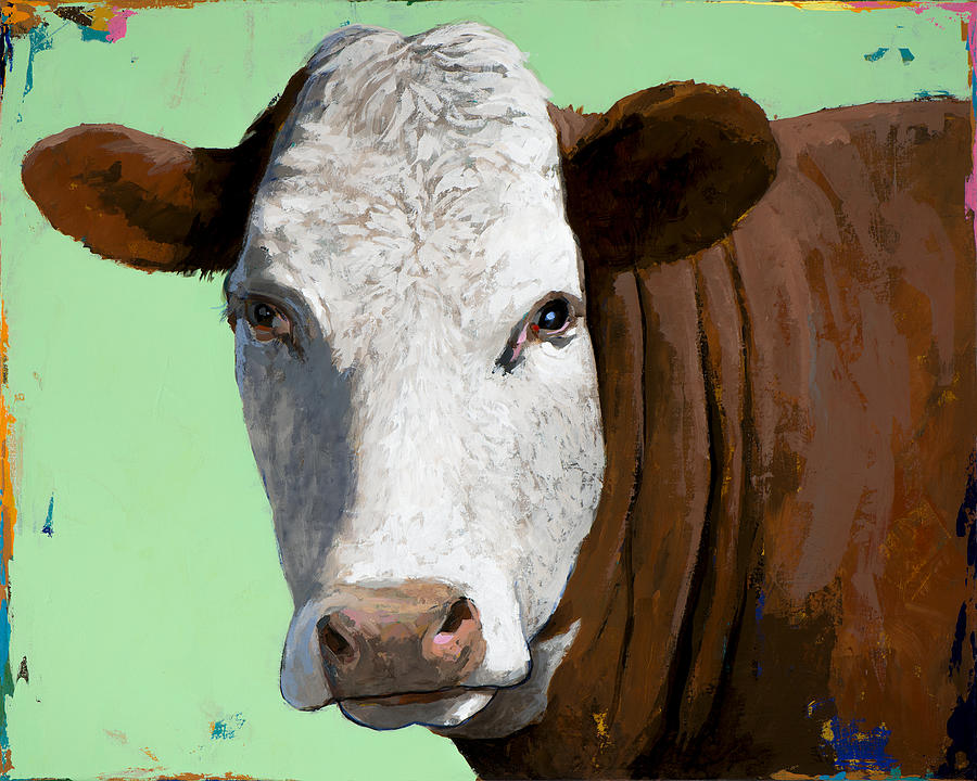 People Like Cows #14 Painting by David Palmer