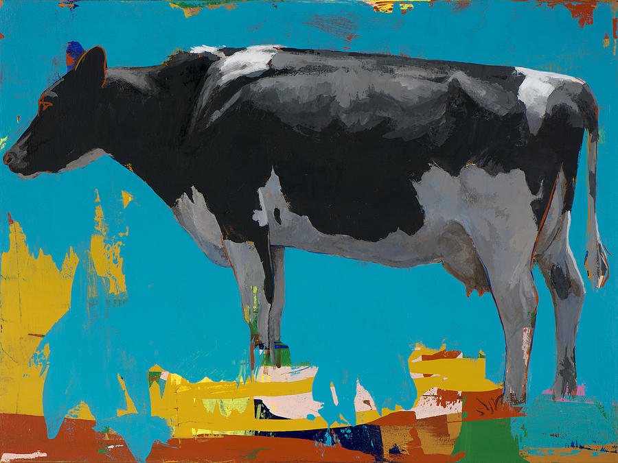 Cow Painting - People Like Cows #15 by David Palmer