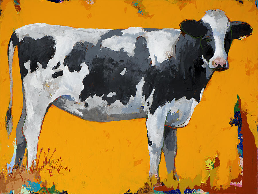 Cow Painting - People Like Cows #16 by David Palmer