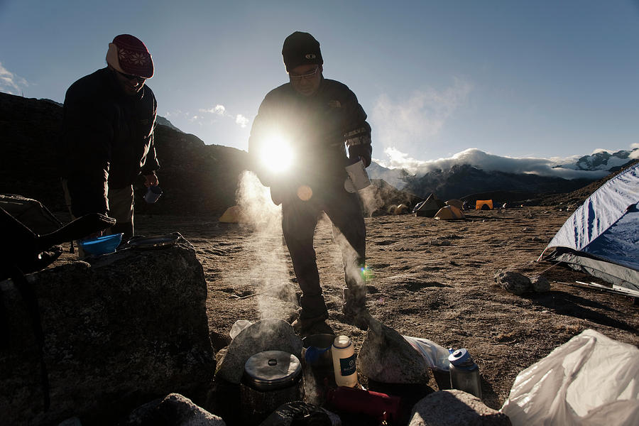 People Preparing Breakfast At Piscos Photograph by Marcos Ferro | Fine ...