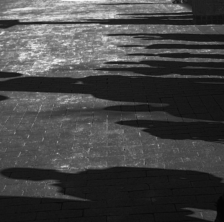 People Shadows  Photograph by Cathy Anderson