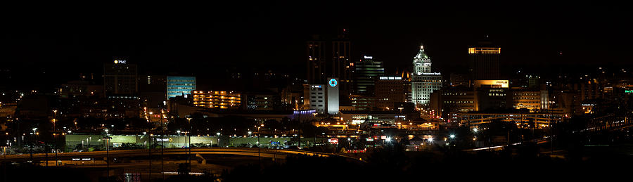 Peoria At Night Photograph