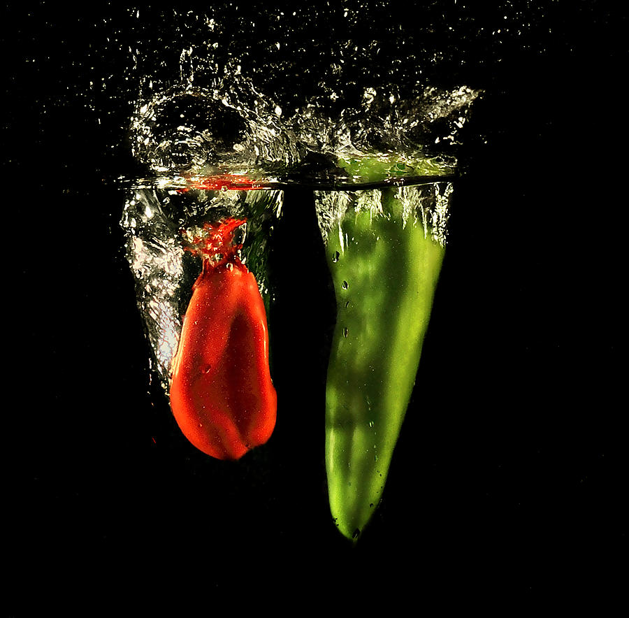 Pepper Splash Photograph by Carol Eade
