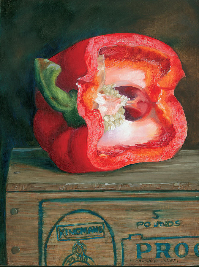 Pepper Tonsils Painting by Marguerite Chadwick-Juner
