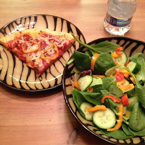 Dinner Photograph - Pepperoni & Sweet Peppers On Rosemary by Desiree Reyna