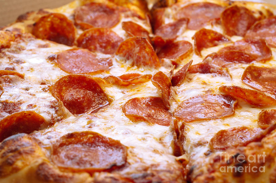 Pepperoni Pizza 1 - Pizzeria - Pizza Shoppe Photograph by Andee Design