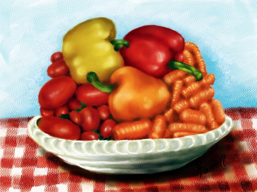 Peppers and Such Digital Art by Ric Darrell