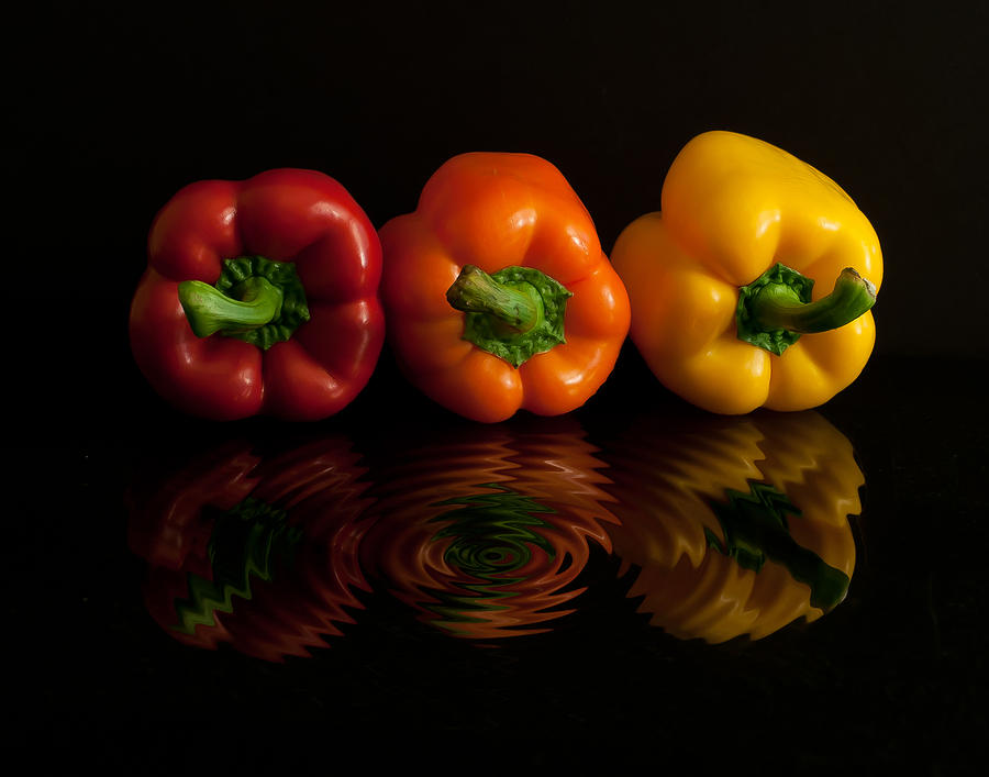 Vegetable Photograph - Peppers by Photos By  Cassandra
