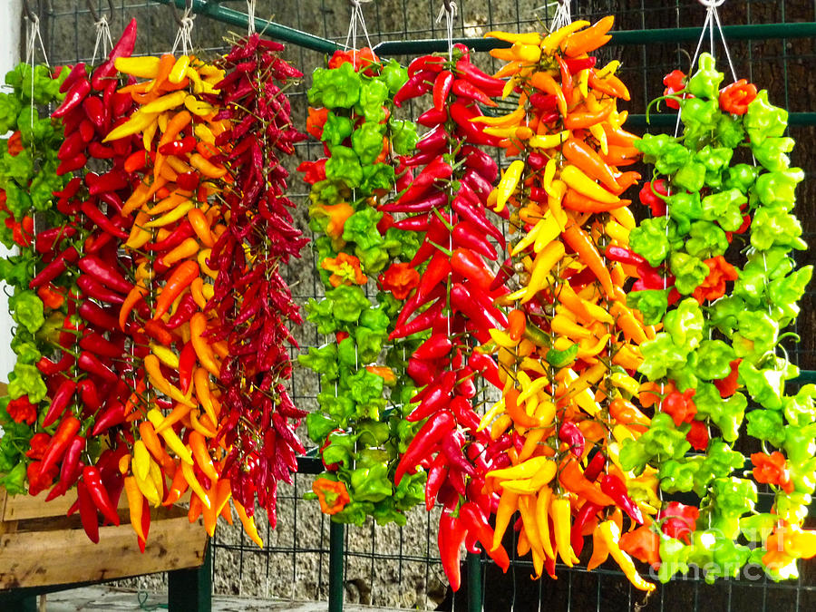 Peppers for sale Photograph by Mike Ste Marie