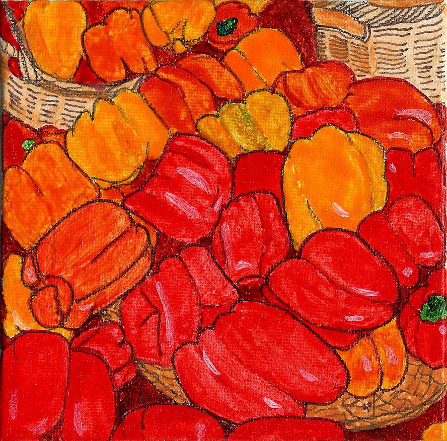 Peppers Galore Painting by Phil Strang