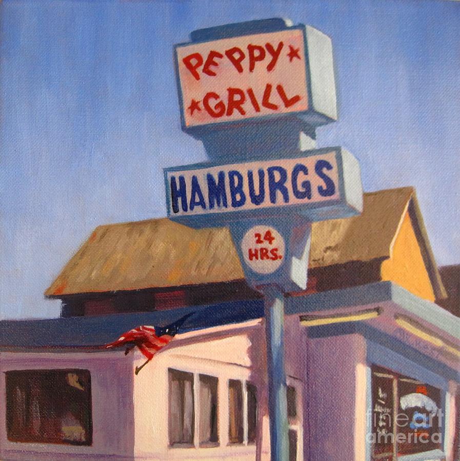 Indianapolis Painting - Peppy Grill by Katrina West